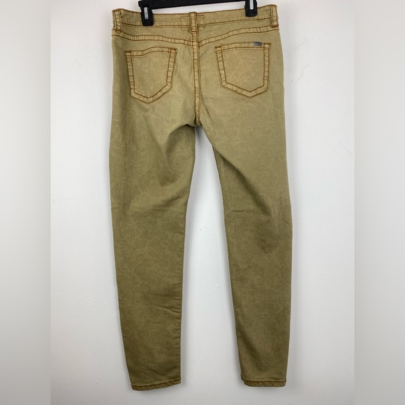 Dear John size 31 Women’s Green Floral Denim Joyrich Comfort Skinny Jeans - Picture 4 of 8